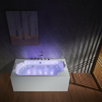 Whirlpool LED Buedbidden Spa Indoor Buedbidden Whirlwanne Hydrotherapie