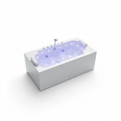 Whirlpool LED Buedbidden Spa Indoor Buedbidden Whirlwanne Hydrotherapie