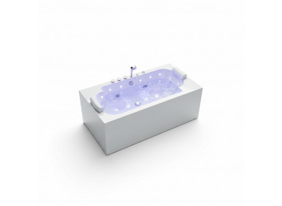 Whirlpool LED Buedbidden Spa Indoor Buedbidden Whirlwanne Hydrotherapie