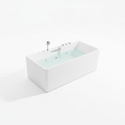 Whirlpool Badekar Buedbidden Luxus Bidden Badbieden Entspanung mat Grëff 150x80