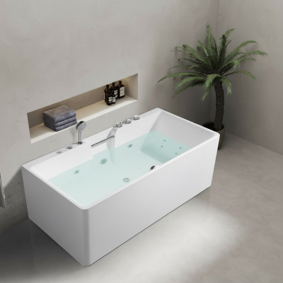 Whirlwanne Indoor Whirlpool Buedbidden Home Spa Wäiss Wanne Relax