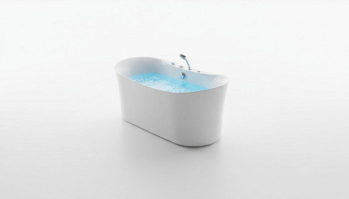 Acryl Whirlwanne Indoor Whirlpool Badewanne Heem Spa Wäiss