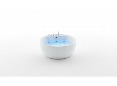 Indoor Whirlpool Buedbidden Whirlwanne Waasserstralen Spa Wanne Relax 