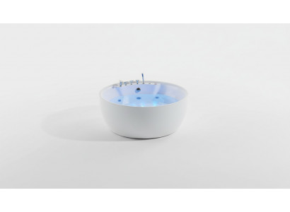 Ronn Badwanne Whirlpool Wanne Relax Wannen Spa Wäiss 150cm Spruddel Massagedüsen