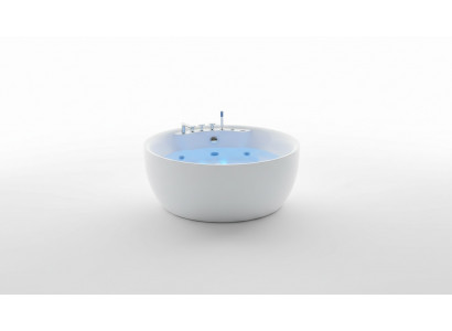 Ronn Badkader Whirlpool Wann LED Spruddel Wann Massage Design Wellness