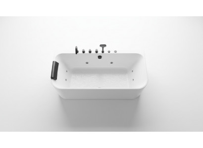 Acryl Wirbelbad Indoor Whirlpool Buedbidden Heem Spa Wäiss