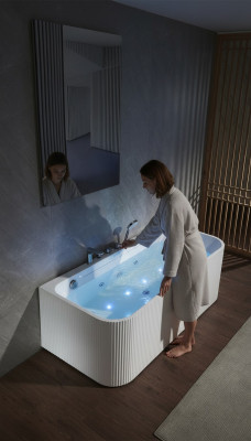 Buedbidden Whirlpool Massagedüsen Led Ergonomesch Entspanung Bieder.