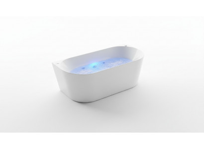 Relax Wanne Home Spa Indoor Buedbidden Whirlwanne Wäiss 