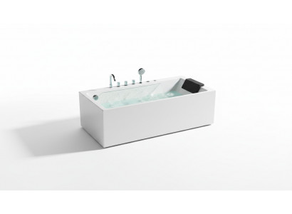 Whirlpool Buedbidden Spa Baden LED-Beliichtung Massagedüsen Spruddel