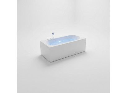 Luxus Buedbidden Whirlpool Sprudelmassagepëtzen Buedbidden Whirlwanne LED