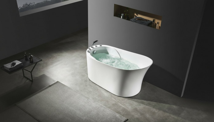 Whirlpool  Oval Bidden Home Spa Indoor Buedbidden Whirlpoolbuedbidden