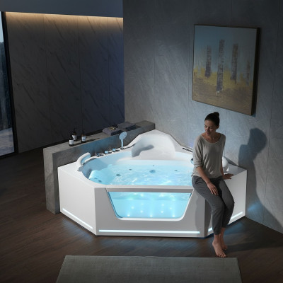 Eckbad Bad Whirlpool Spa Indoor Badewanne Whirlpool Wannen
