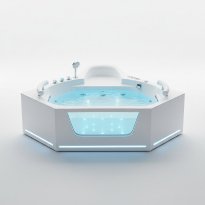 Eckbad Bad Whirlpool Spa Indoor Badewanne Whirlpool Wannen