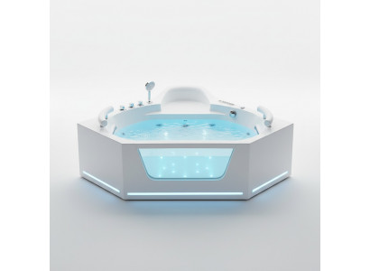 Eckbad Bad Whirlpool Spa Indoor Badewanne Whirlpool Wannen