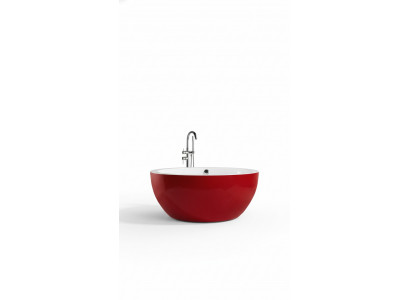 Fräistoend Badewanne Wanne Standbadewanne Ronn Rout Modern Buedzëmmer
