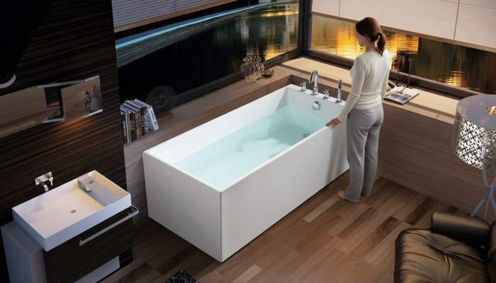 Luxus Buedbidden Buedzëmmer Acryl Bidde 140x70 Bidden Komplett Design