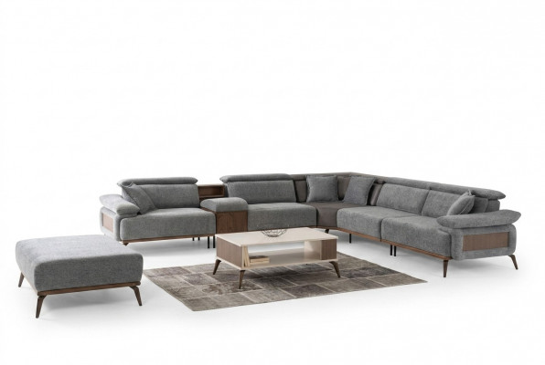 Eckcouch L-Form Stoffcouch Polstercouch Couch Sofa Blo Modernen Stoff