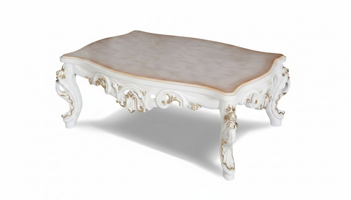Couchtisch Dësch Designer Niewendësch 130x80 Couchtischen Dëscher Barock