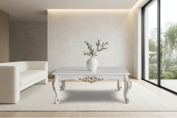 Luxus Couchdësch Klassesch Couchdëscher Dësch Niewendësch Holz 130x80