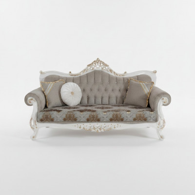 Klassesch Sofa mat Chesterfield-Design fir de Wunnberäich Grouw Wunnberäich