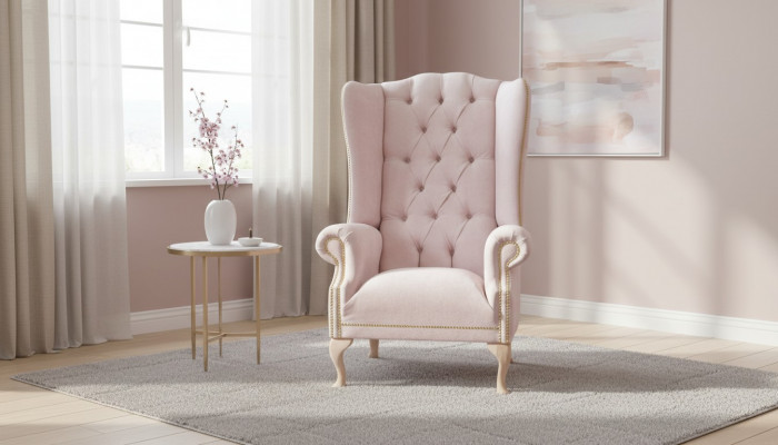 Ouerensessel Sessel Tëlee Einsitzer Canapé Canapé Polster Stoff Relax Nei