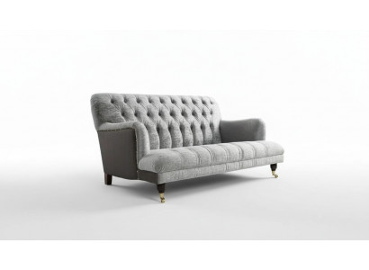 Design Canapé 3-Sëtzer Chesterfield Couch Polster Design Wunnzëmmer Neijoer