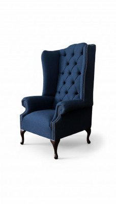 Chesterfield Ouerfauteuil Relax-Fauteuil Stull Polster Stoff Textil 1 Sëtz
