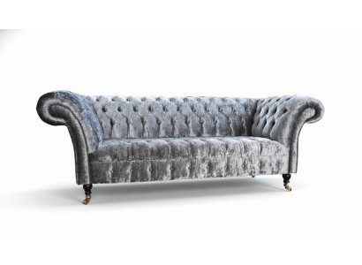 Design Chesterfield Sofa 3 Sëtzer Couch Polster Sofas Wunnzëmmer Grouss XXL