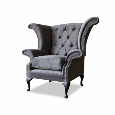 Still-Ohrensessel Chesterfield Stoff Wunnzëmmer Polyester Design Gro