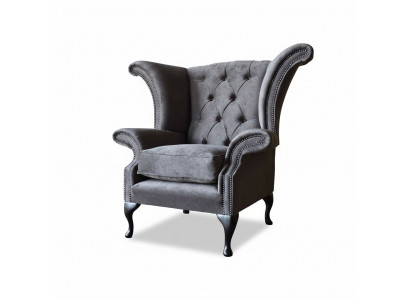 Still-Ohrensessel Chesterfield Stoff Wunnzëmmer Polyester Design Gro