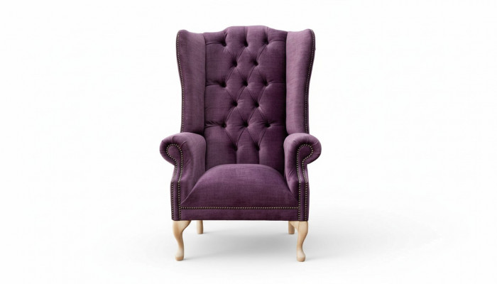 Ouerséchel Designer Stoff 1 Sëtzer Canapéë Këssen Chesterfield Sëtz