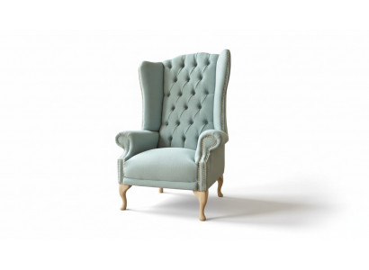 Ohrsessel Sesseldesign Polster wäiss Couch Chesterfield Textil Nei