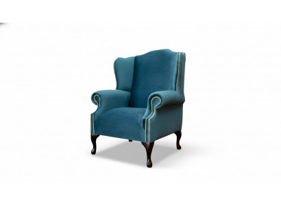 Ohrensessel Einsëtzer Chesterfield Couch Blo Sofa Polster Miwwel Neit