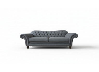 Moderm Canapé 3 Sëtzer Luxus Textil Sofa Gro Canapéë Polster Stoff Neid