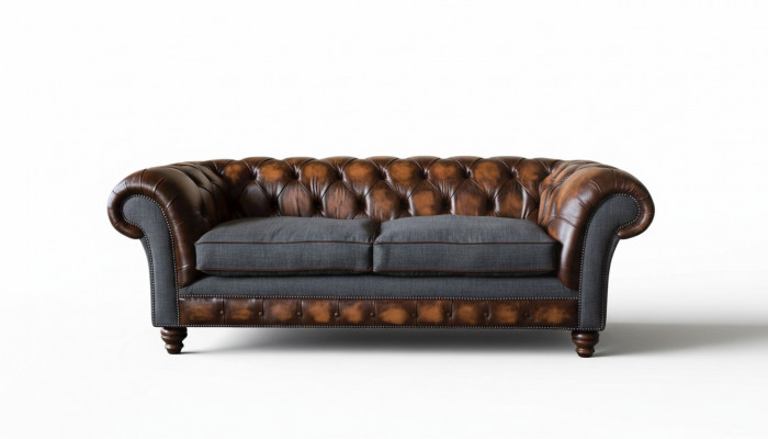 Chesterfield Design Luxus Gepolstert Sofa Canapé Sëtz Wunnzëmmer Lieder Nei