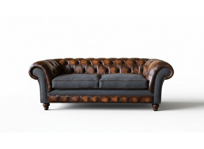 Chesterfield Design Luxus Gepolstert Sofa Canapé Sëtz Wunnzëmmer Lieder Nei