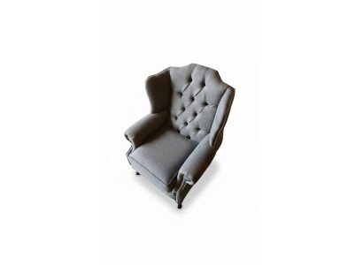 Fotell Ouerfotell Stoffgro Wohnzimmer Polyester 1-Sëtzer Modern Nei