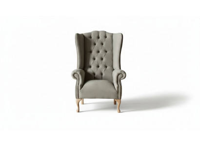 Groussen Ouerfauteuil Fauteuil Design Polster Chesterfield Textil Wunnzëmmer
