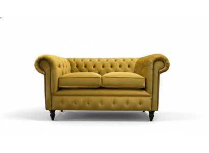Sofa Këssen Sofas Nei Sofa 2 Sëtzer Design Chesterfield Stoff Couch