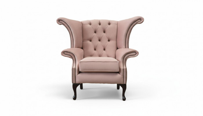 Ohrensessel Fauteuil Samt Design Polstersofa Chesterfield Textil Miwwelen