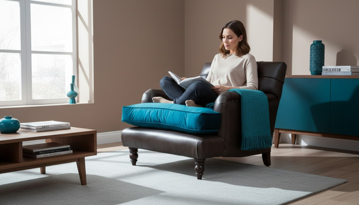 Chesterfield Fauteuil Canapé 1 Sëtz Canapéë Polstersofa Lieder Gro