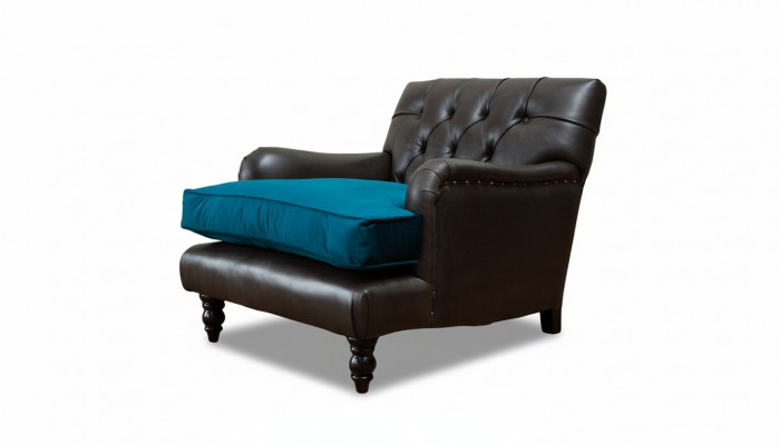Chesterfield Fauteuil Canapé 1 Sëtz Canapéë Polstersofa Lieder Gro