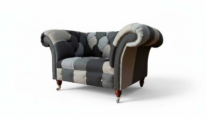 Canapé 1 Sëtz Textil Lounge Luxus Polster Sëtz Neien Fauteuil Design Canapé