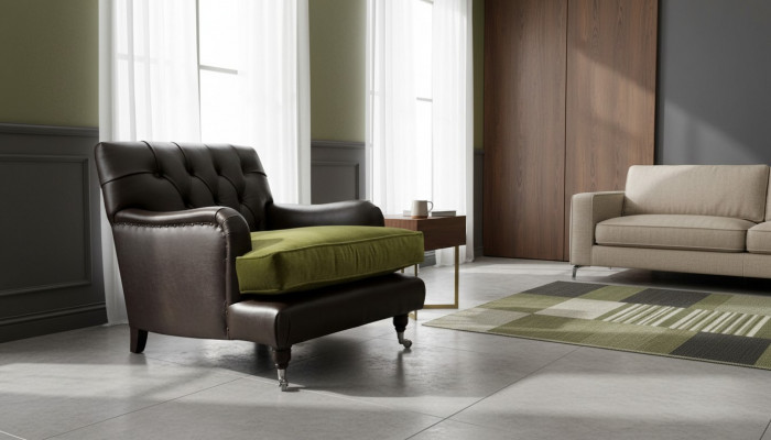 Chesterfield Fauteuil Design Polster Canapé Sofa Chesterfield Lieder
