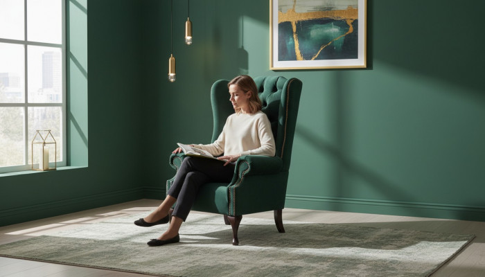 Chesterfield Design Fauteuil Polster Luxus Textil Couchen Ohrsessel
