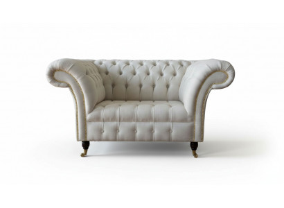 Sofa 1.5 Sëtz Couch Design Polster Modern Textil Stoff Sofae Nei