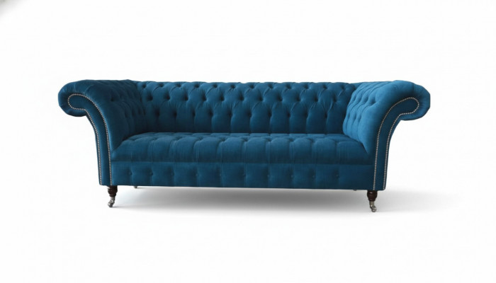 Dreisëtzer Couch Polster Chesterfield Sofa Design Sofas Couchen Textil