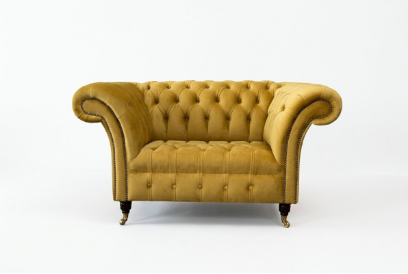 Chesterfield Giel Fauteuil Canapé Polster Luxus Textil Design Cannapeen Nei