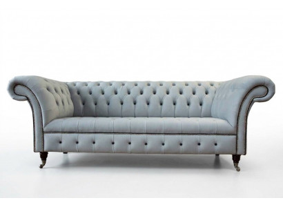 Canapé 3 Sëtzer Luxus Chesterfield Ledersofas Luxus Designer Couche Neit