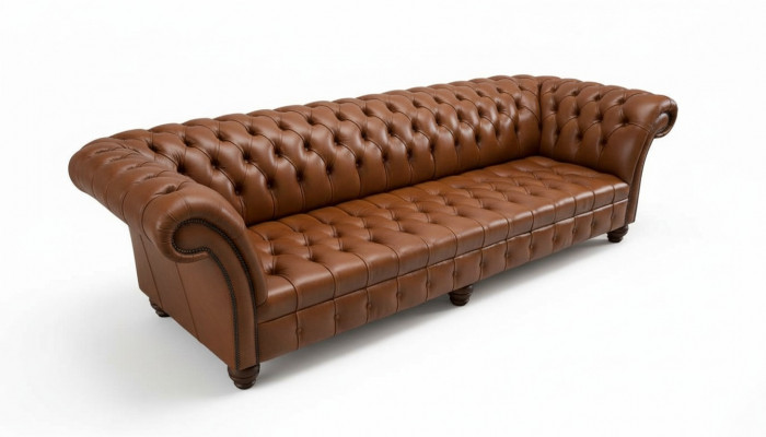 Sofa Wunnzëmmer Chesterfield Couch Polster Sofas 4 Sëtzer Lieder xxl grouss